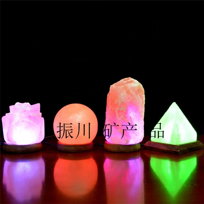 Wholesale Rock Salt Lamp Pink Crystal Natural Himalayan Salt Lamps Salt Rock With Wood Base Best Price