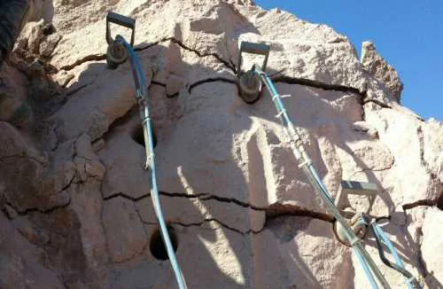 Darda powerful hydraulic 220v stone splitter  and 42mm Plunger splitting machine