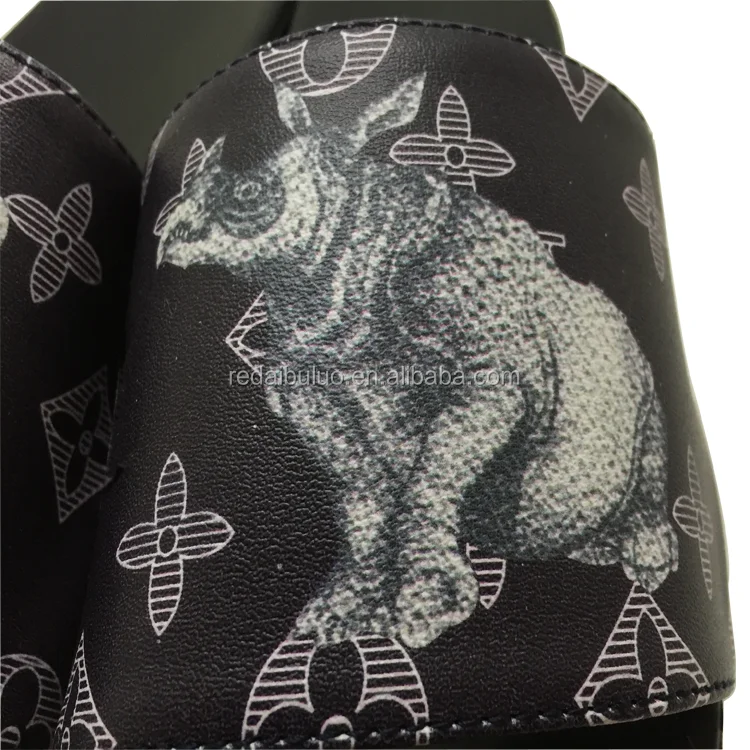 
china manufacturer new design stock slippers in pu men slippers india 