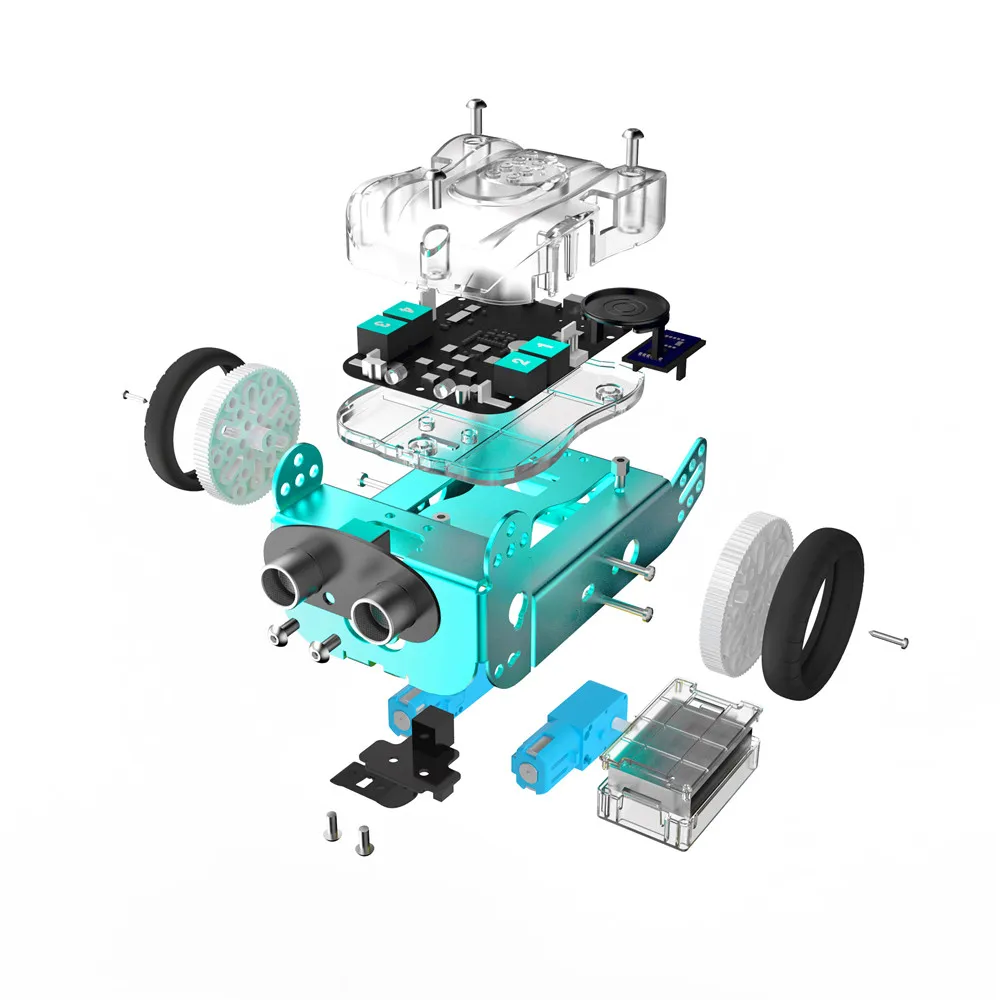 Mio Robot Creative Programming (Primary) Learning Kit 3WD Robot Smart Car Kits Educational Toy for Kid