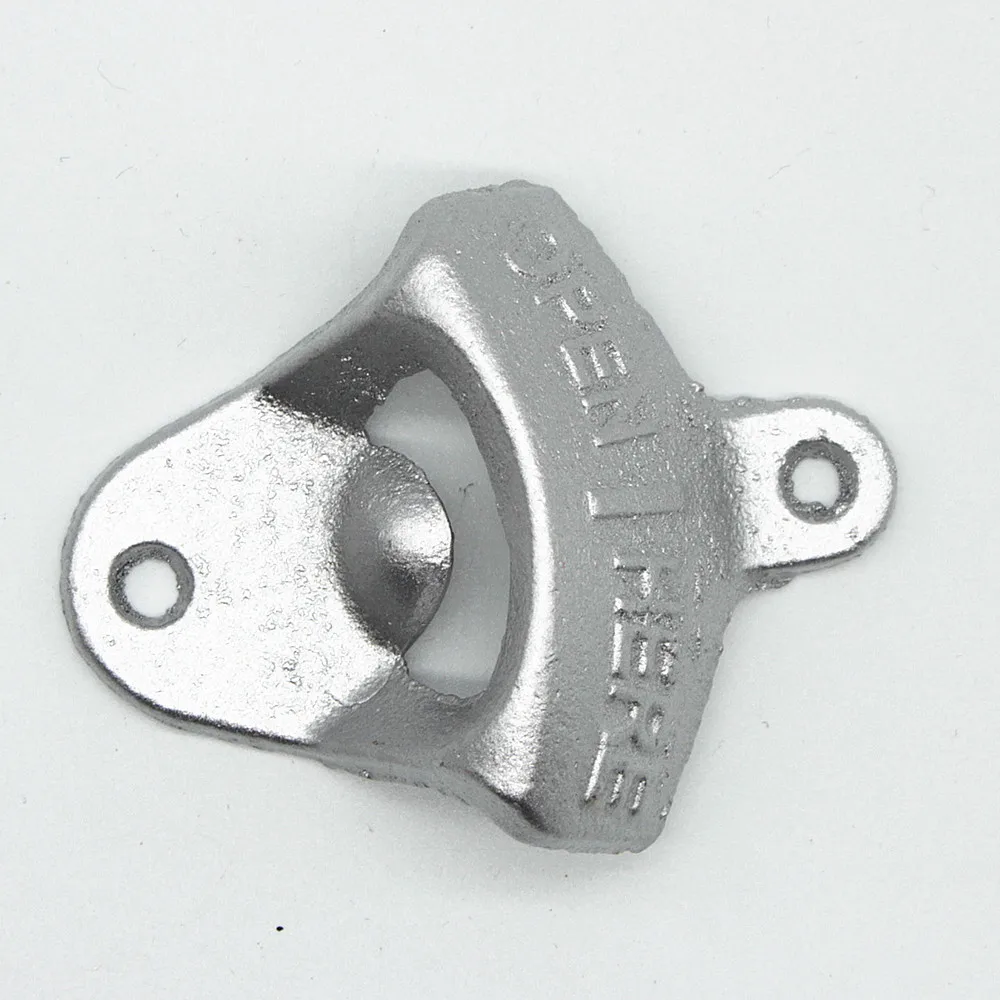 OPEN HERE  Bottle Opener Wall Mount Corkscrew Old Bar Tools