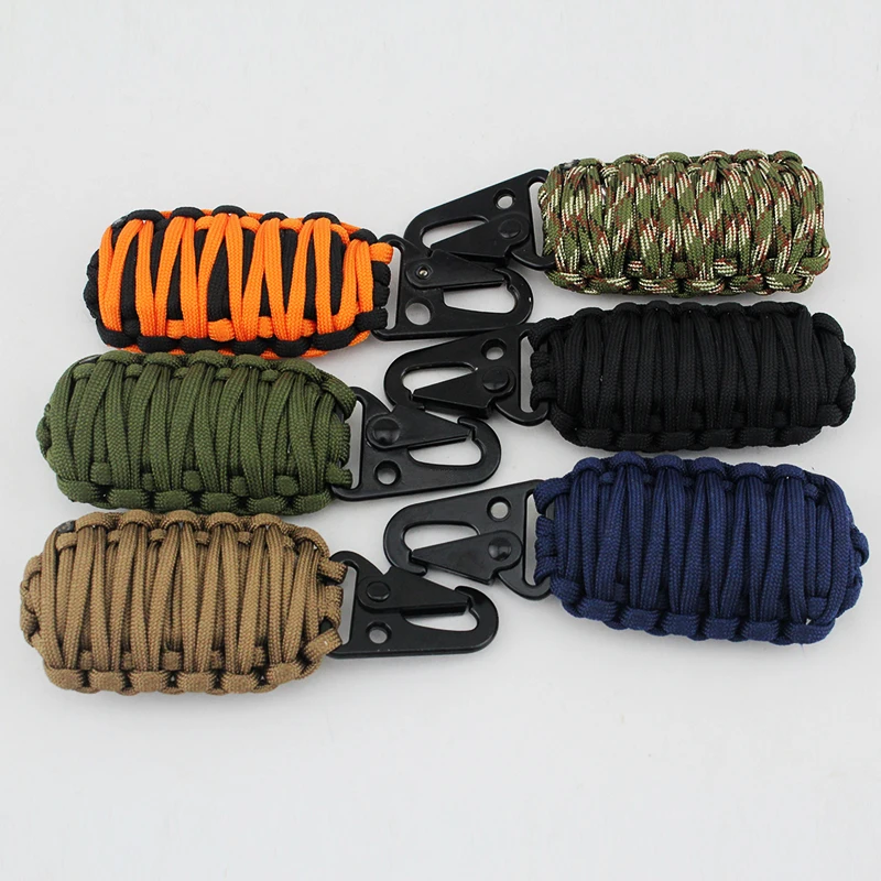 New Outdoor Camping Tactical Multifunctional Camping Emergency  Paracord Rope Survival Kit Set