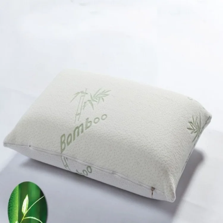 Cheap bamboo charcoal pillow cover/case wholesale king size polyester fiber pillow