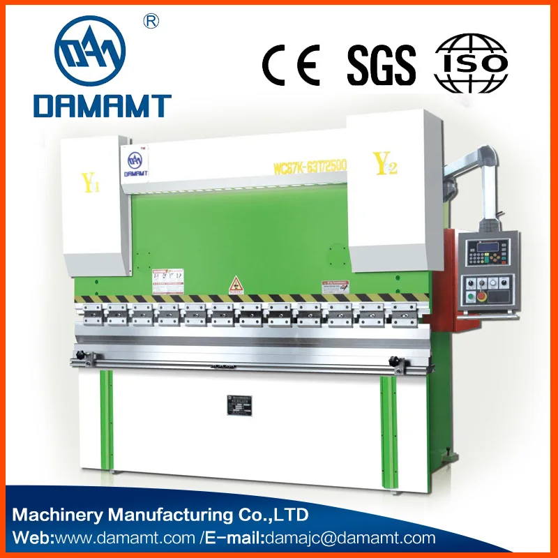 Delem Damacnc hydraulic sheet metal bending machine, steel sheet cutting and 160T/6000bending machine
