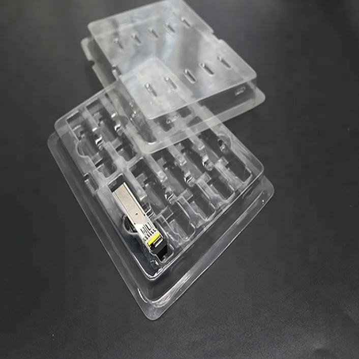 Vacuum Forming Plastic Blister Electronic Component Packaging Tray