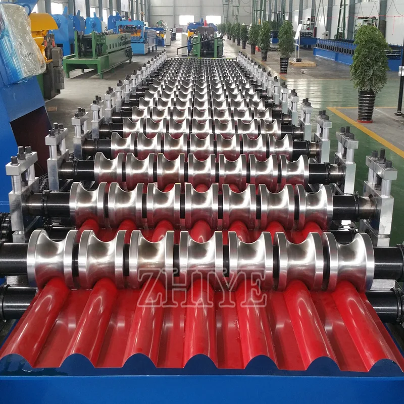 galvanized corrugated roofing sheet making machine steel roofing tile cold forming machine