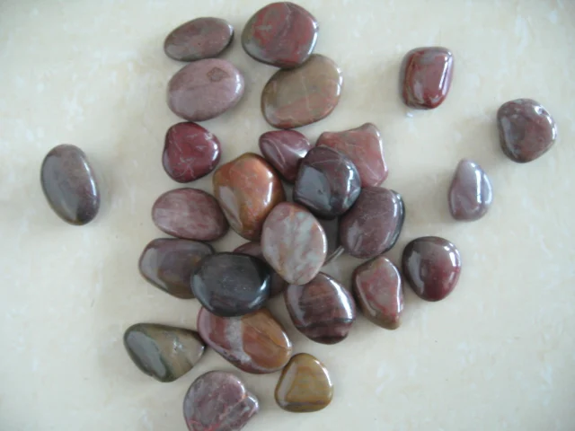 yellow precious stone polished pebbles for landscaping yellow natural river pebble stone