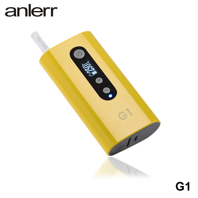 Оригинальная Фабрика 100% Anlerr G1 нагрев не сжигает сигареты сухой травы испаритель электронная сигарета для испарителя сухой травы