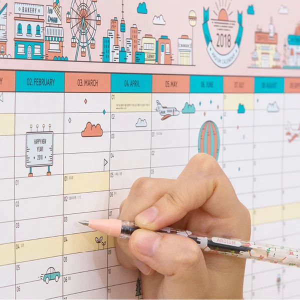 Custom Large Creative Desktop Calendar planner 2022-2023