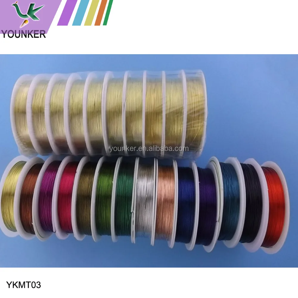 Wholesale Different Colour Coated Jewelry Copper wire