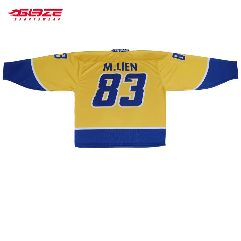 Promotional Full Digital Printing Technic Custom Blank Ice Hockey Jersey