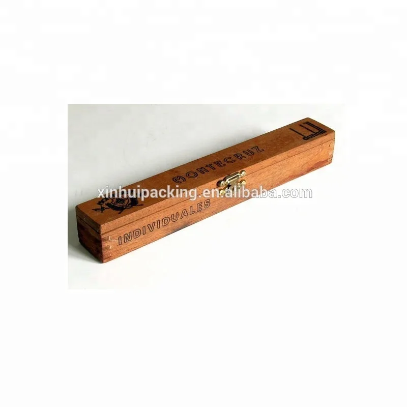 Solid Wood Desktop Cigar Box Wooden Storage Packaging Box