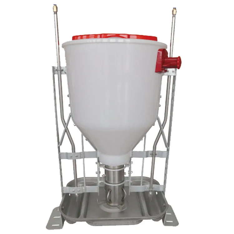 stainless steel pan automatic swine farm dry wet feeder