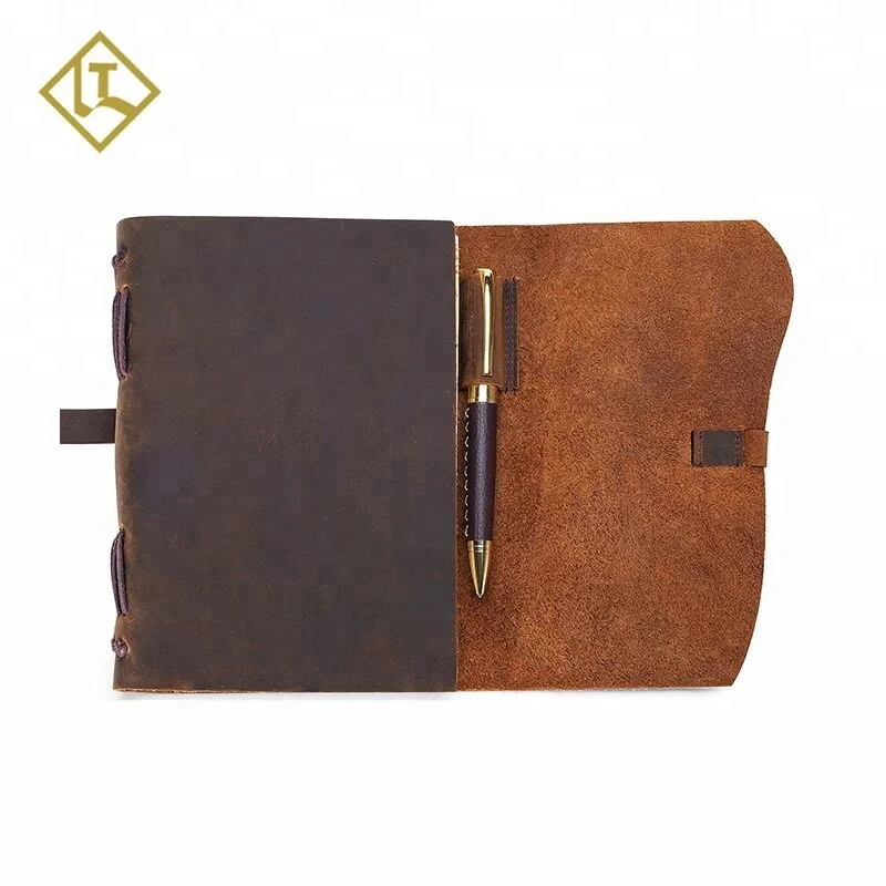 
Antique crazy horse diary genuine writing notepad handmade notebook leather bound notebook vintage leather journal 