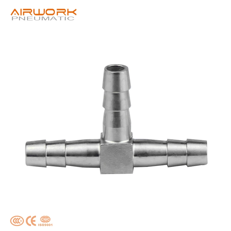 stainless steel air hose barbed pipe fitting barb fittings connections connector for plastic hoses