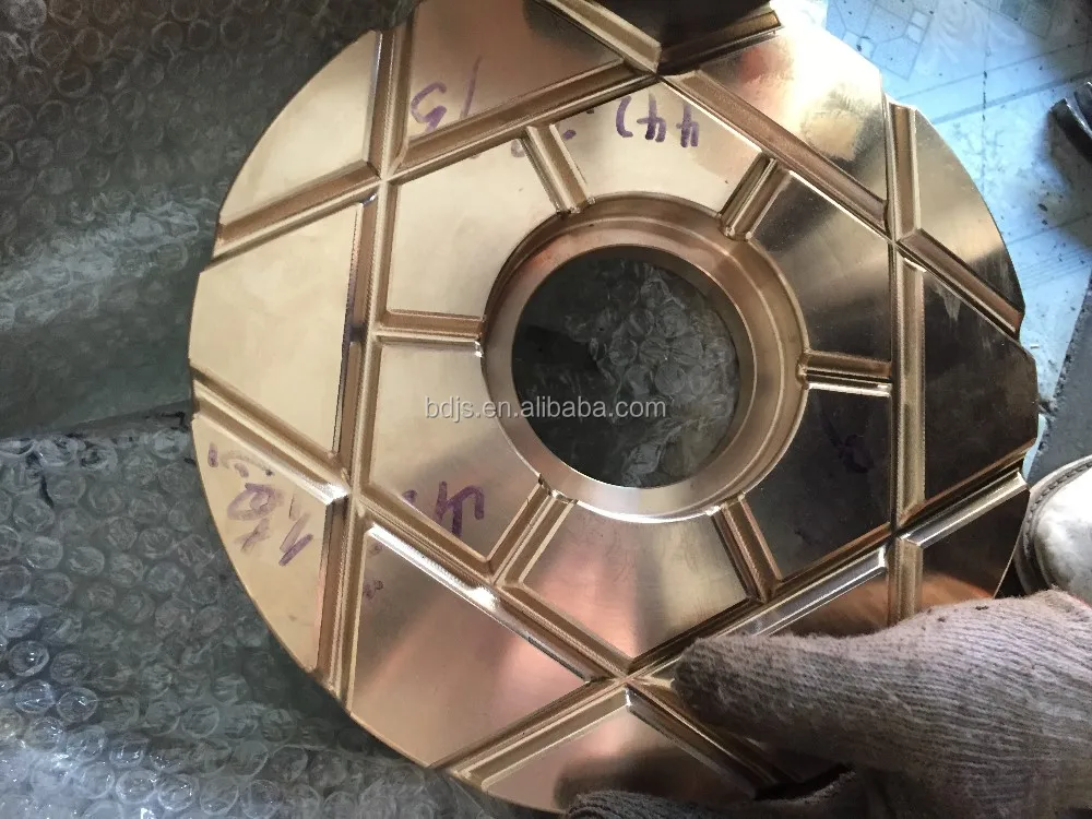 Bronze Main Shaft Step Spare Parts for H4800 Cone Crusher Mining Machine.