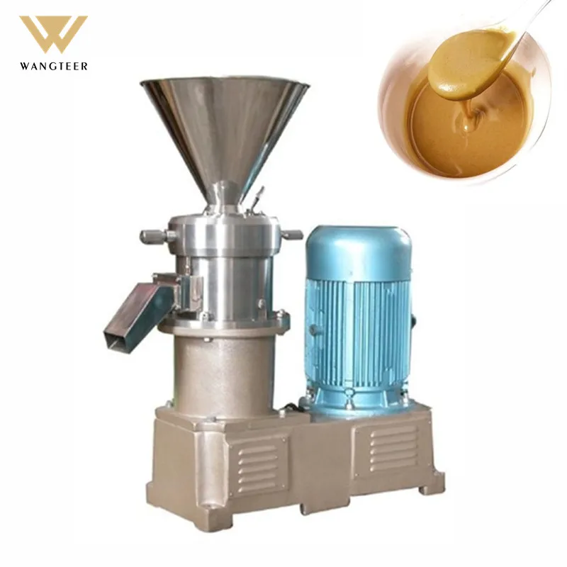 Commercial stainless steel 50kg/h 100kg/h Almond milk sesame butter Peanut Butter Making Machine