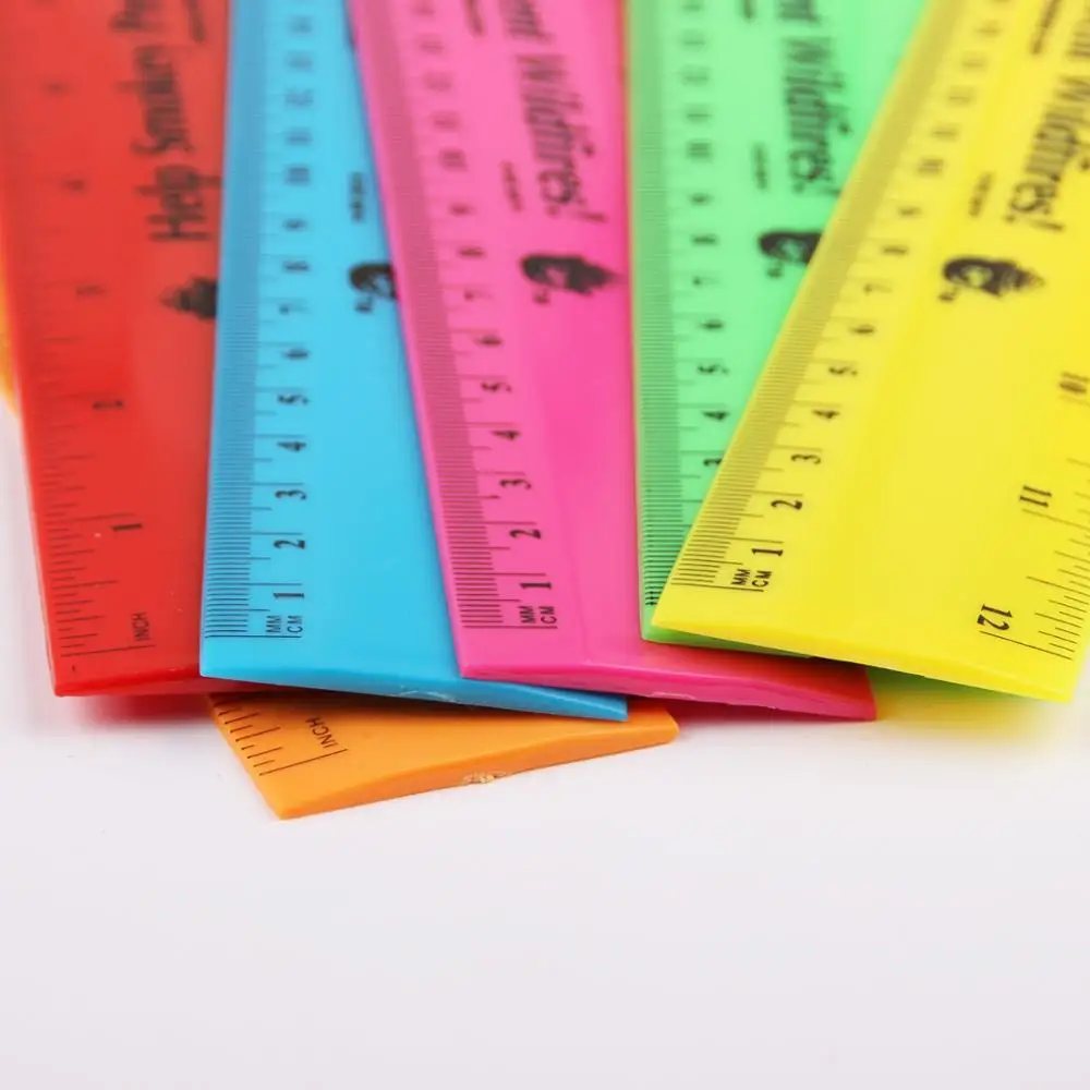 Customized logo12 inch 30cm custom ruler