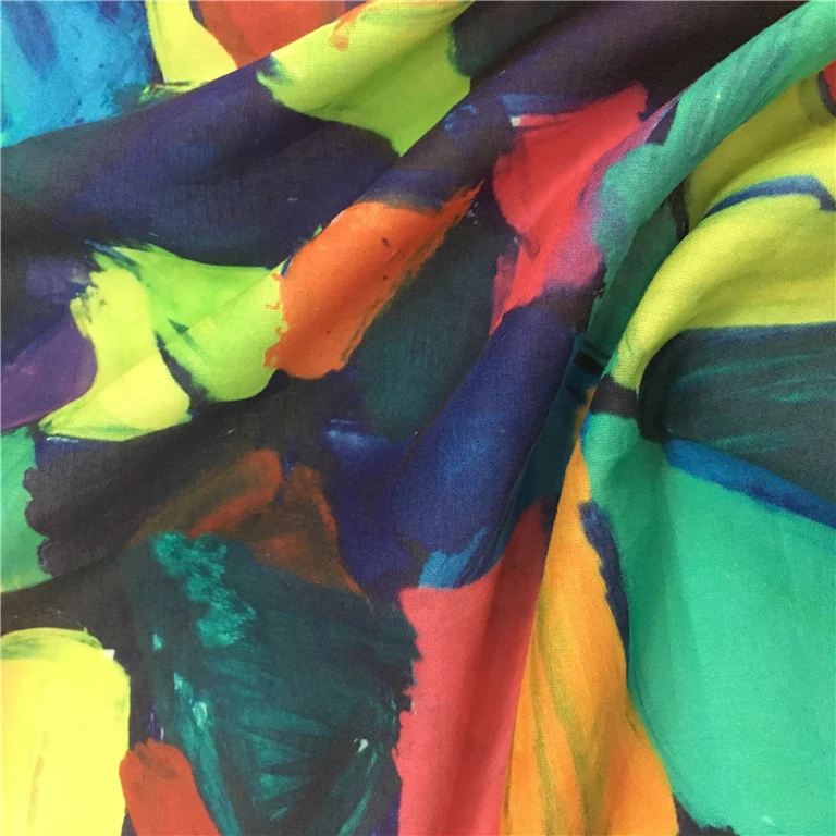 Factory direct custom design flowers digital printing dubai cotton fabric