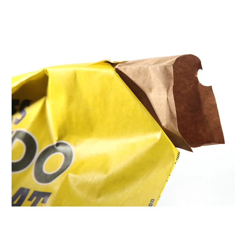
Biodegradable 20KG Waterproof Kraft Paper Cement Valve Packet Bag 