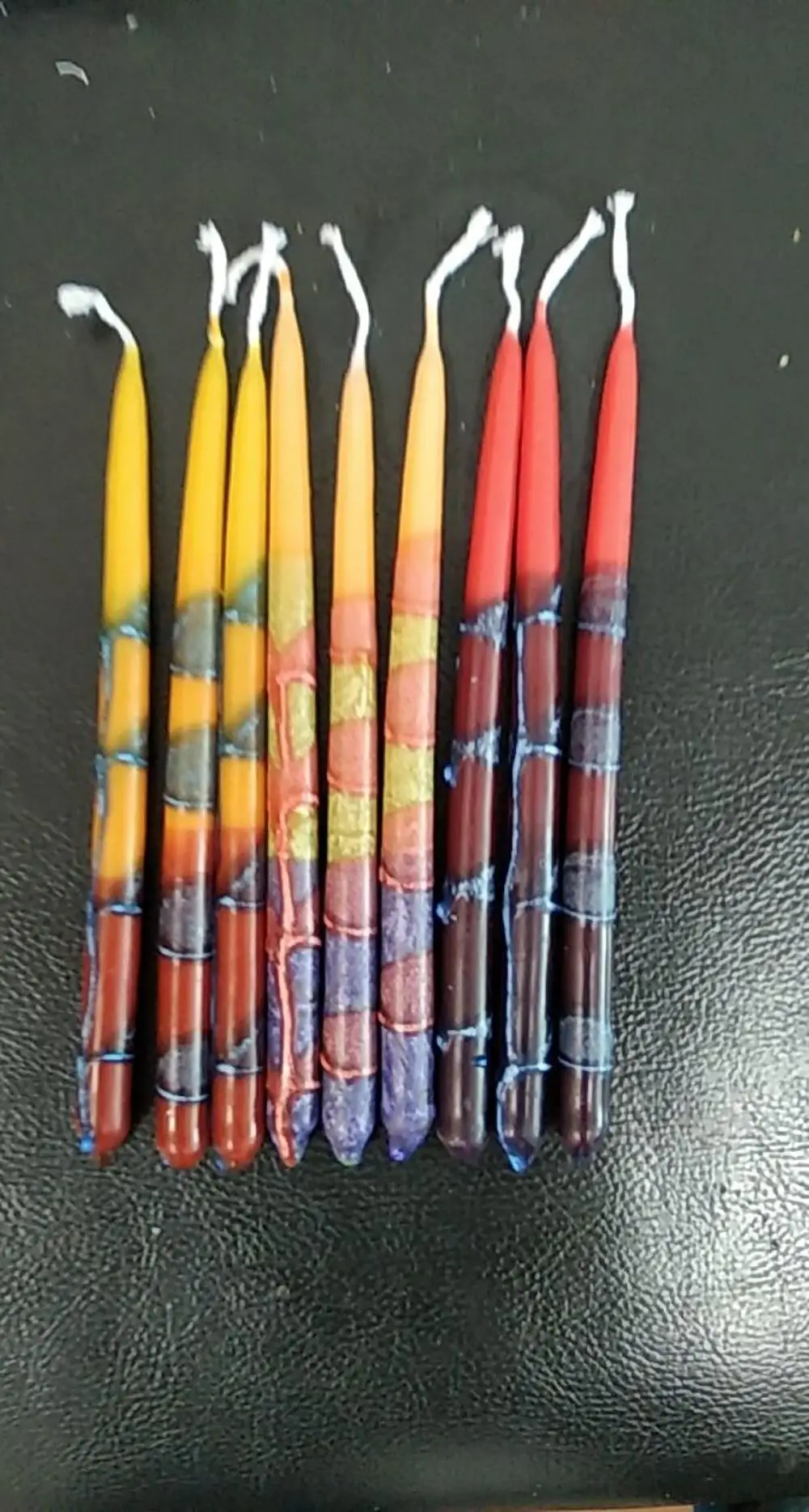 Set of 45 Hanukkah candles