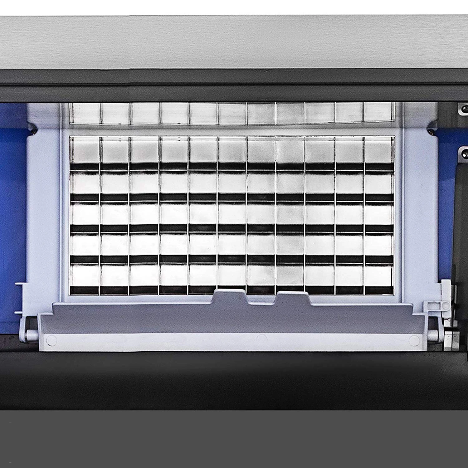 
132lbs Automatic Small Capacity ice machines Cube Ice Making Machine with LED 