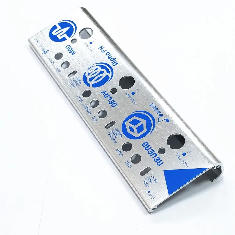  Алюминиевая алюминиевая передняя панель на заказ с ЧПУ для аудио пластина обработка окисления