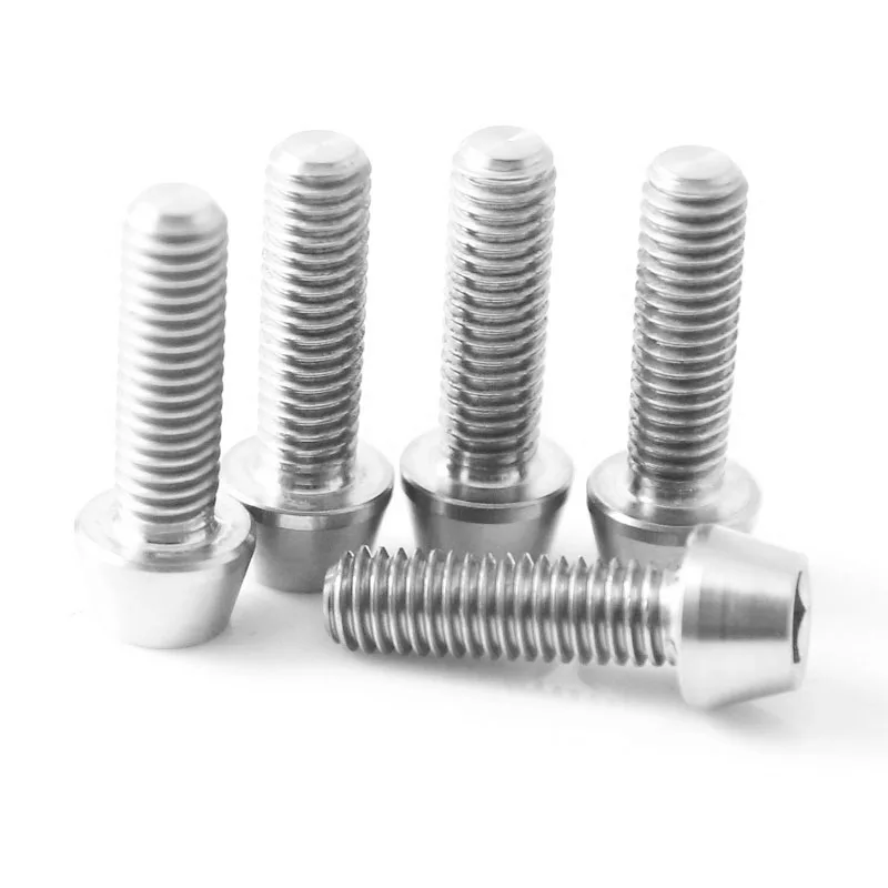 Titanium Bolt Bike Head Slotted Screw