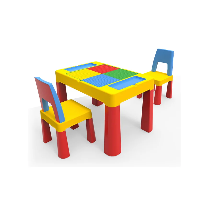 MH212 MXHAPPY Multifunctional Lego Block Desk Table Chair Wholesales Factory Manufacturer Baby table Kids Table