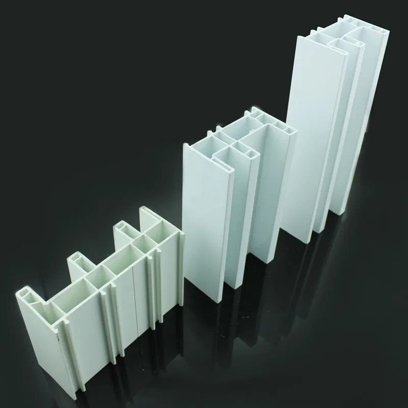 
 Безопасность белой пластиковой экструзии ПВХ рамы анти-УФ ПВХ профиль  