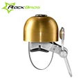 RockBros Bike Handlebar Bell Classical Stainless Bell Cycling Horns Horn Crisp Sound Bike Horn Safety Bicycle