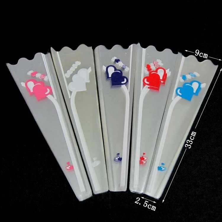 YiWu Custom Biodegradable Plastic Flower Wrapping Sleeve Offset Printed Surface Factory Wholesale