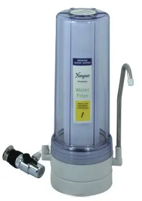 Single Water Filter with double cartridges pp/gac