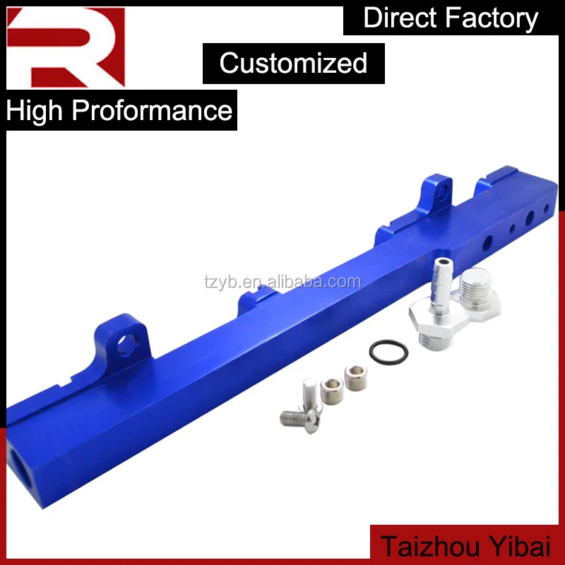 Синий Высокий Поток Алюминиевых Заготовок Гонки Топлива Rail Kit