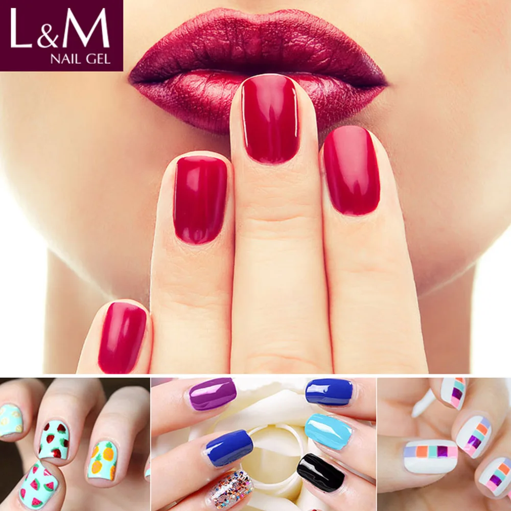 L&M uv gel UV nail gel gel polish Factory Wholesale bottle welcome oem