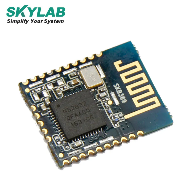 Многопротокольный модуль Bluetooth SKYLAB SKB369 для беспроводной сетевой сети Nordic nRF52832, модуль BLE с низким энергопотреблением