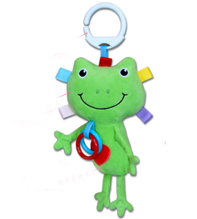 
Xianghong wholesale different lively animal shape baby toys rattle 