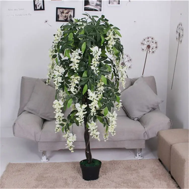 Производитель много цветов для мероприятий искусственные растения на стене