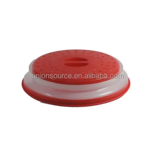 Hot colorful microwave plate cover kitchen gadget Ideal Height Collapsible Splatter Shield Oven Silicone Microwave Cover