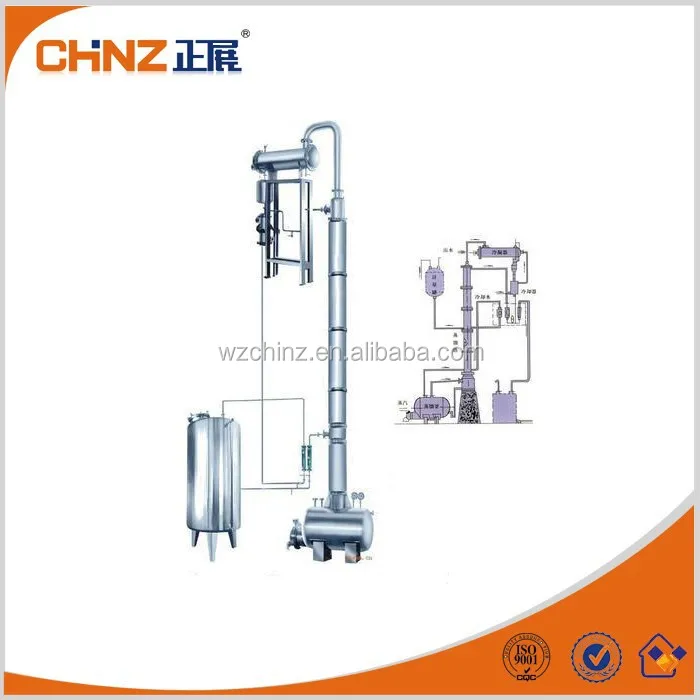 Pharmaceutical ethanol vacuum alcohol distillation recovery tower evaporate column equipment