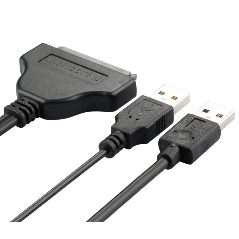 CD-ROM/PC/SSD/Mobile usb 2.0 3.0 to SATA II 3Gbps Hard Drive Adapter Cable usb to sata converter cable