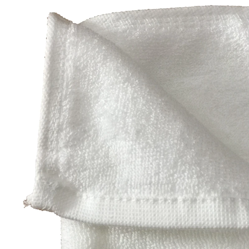 100% cotton embroidered logo hotel towel with 12pcs