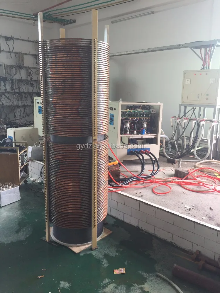  Индукционное нагревательное оборудование средней частоты 200 кВт для плавки ковки закалки отожжения