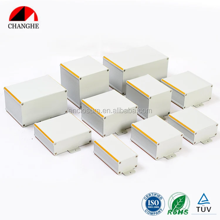 Custom electronics aluminum extruded enclosure aluminum extrusion box