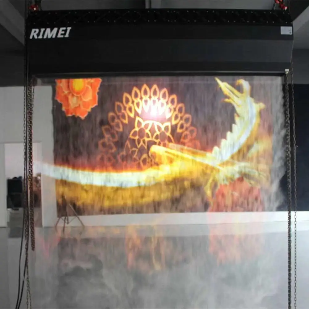 china manufacture best quality projection screen 3M Downward spray projector fog screen