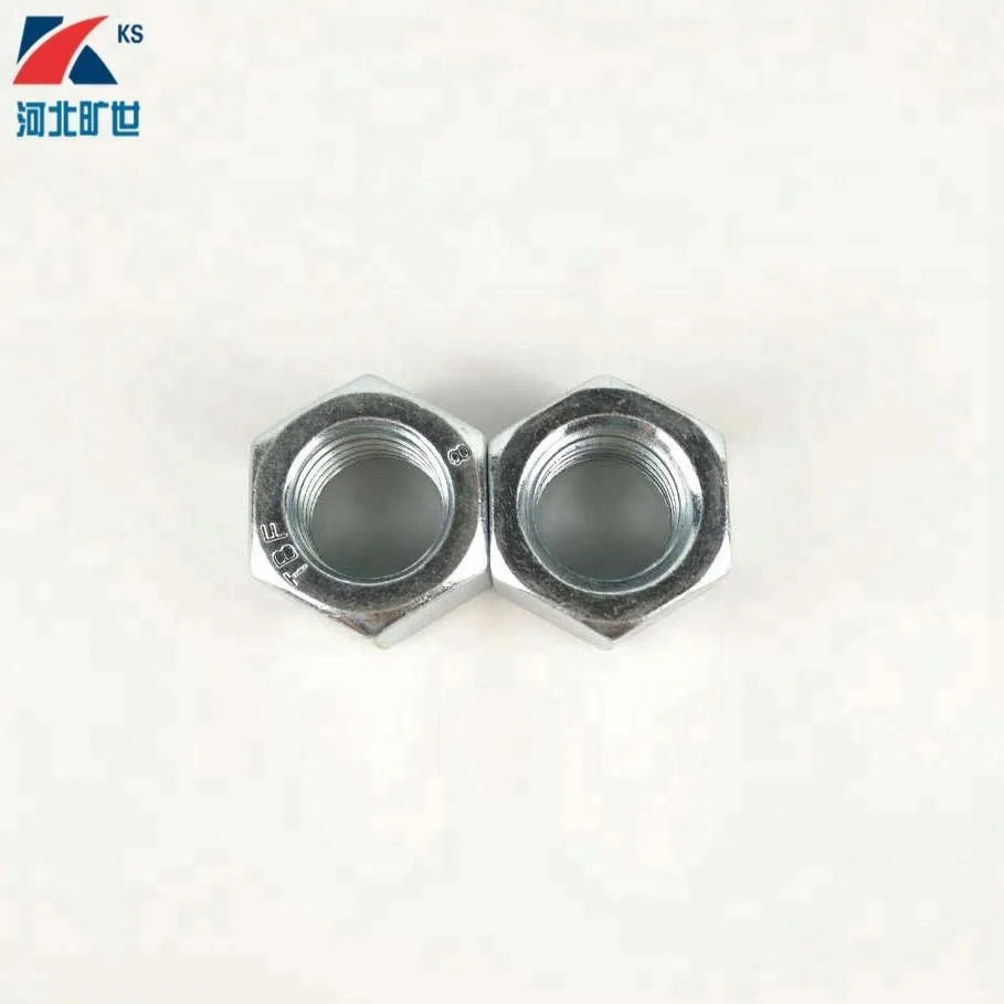 DIN 934 Carbon Steel Zinc Plated Hexagon Nut