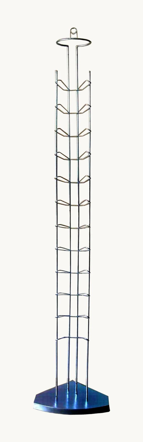 floor stand metal wire hat cap holders tower