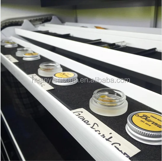 
C Glass 5mL Round Child Resistant ASTM Concentrate Jars 