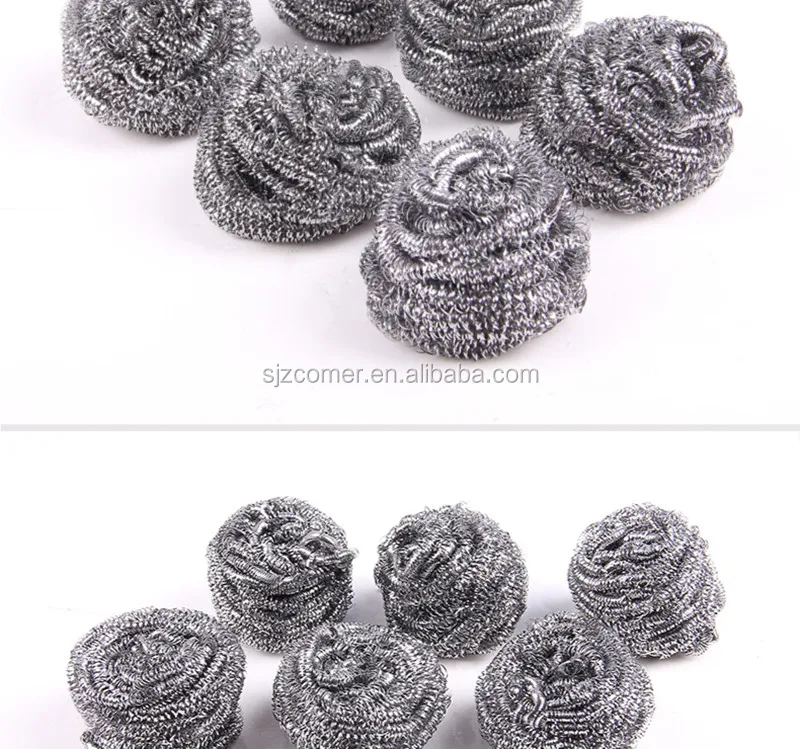 best quality kitchen stainless steel metal scourer ,galvanized wire mesh scourer