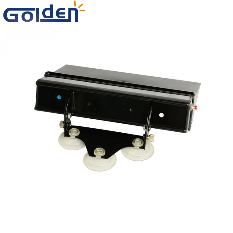 
Led strobe dashboard suction mount blue emergency interior light bar for car truck pov 